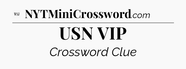 USN VIP - WSJ Crossword