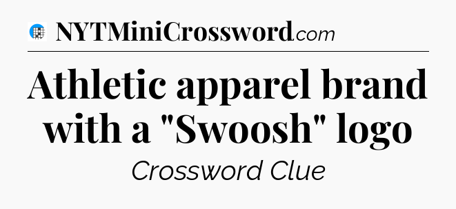 Athletic apparel brand with a 