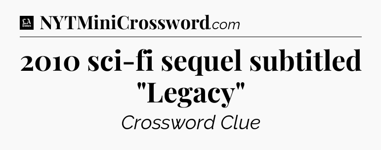 2010 sci-fi sequel subtitled 