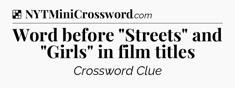 Solution: Word before 