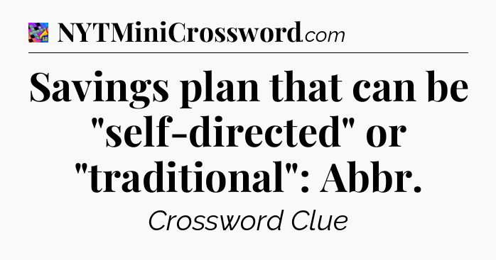 Savings plan that can be 