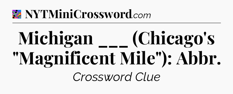 Michigan ___ (Chicago's 