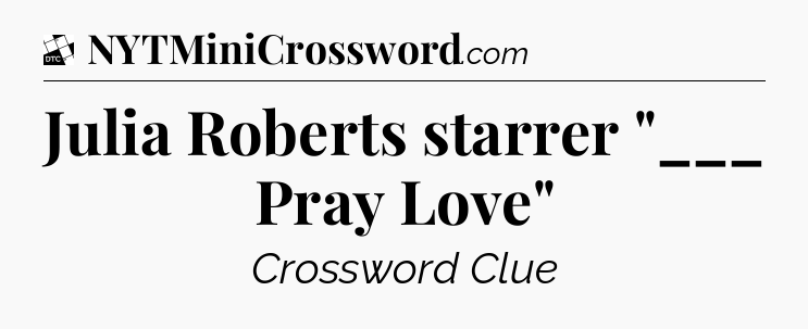 Julia Roberts starrer 