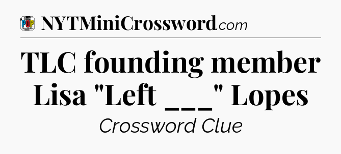 TLC founding member Lisa 