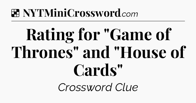 Solution: Rating for 