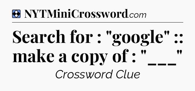 Solution: Search for : 