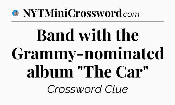 Band with the Grammy-nominated album 