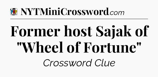 Former host Sajak of 