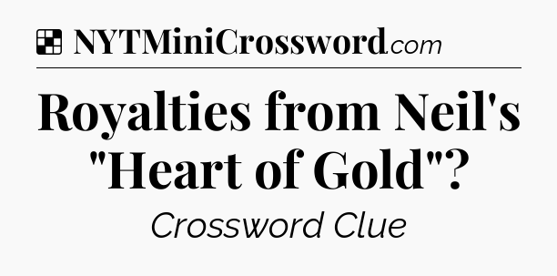 Solution: Royalties from Neil's 