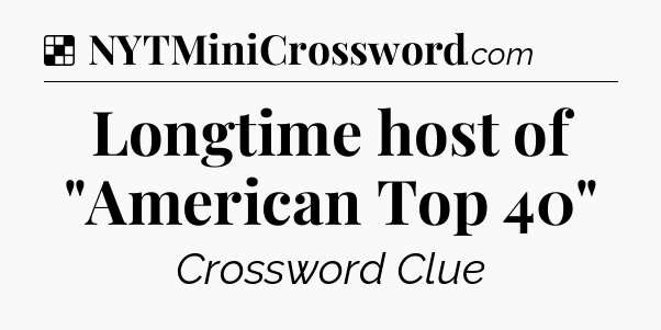 Solution: Longtime host of 