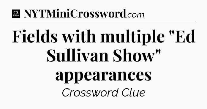 Fields with multiple 
