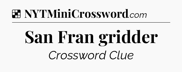 Solution: San Fran gridder - NYT Crossword