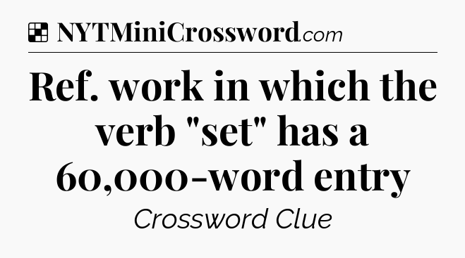 Solution: Ref. work in which the verb 