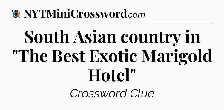 South Asian country in 