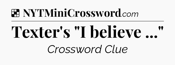 Solution: Texter's 