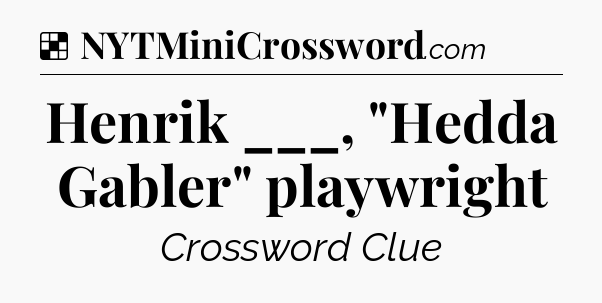 Solution: Henrik ___, 