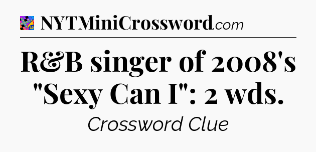 R&B singer of 2008's 