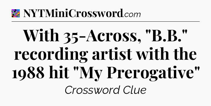 With 35-Across, 