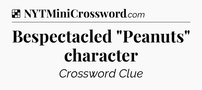 Solution: Bespectacled 