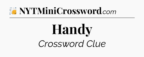 Handy - 7 Little Words