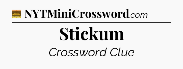 Stickum - Eugene Sheffer Crossword