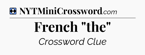 Solution: French 