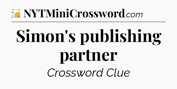 Simon's publishing partner - 7 Little Words