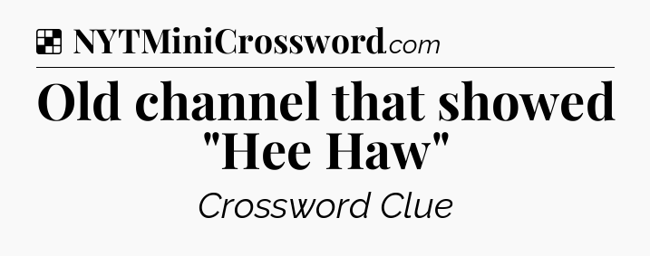 Solution: Old channel that showed 