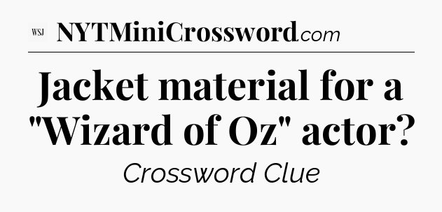 Jacket material for a 