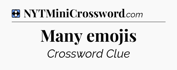 Solution: Many emojis - NYT Mini Crossword