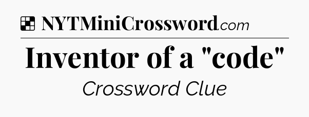 Solution: Inventor of a 