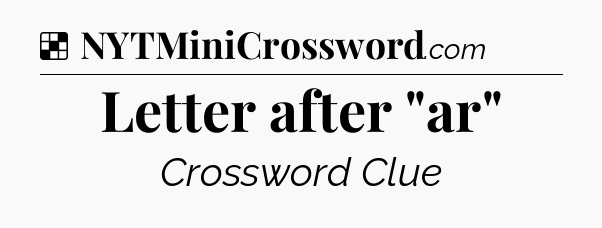 Solution: Letter after 