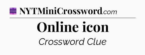 Online icon - Thomas Joseph Crossword