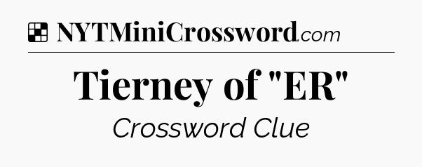 Solution: Tierney of 