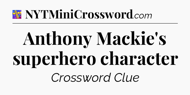 Anthony Mackie's superhero character Codycross