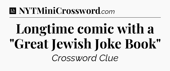 Longtime comic with a 