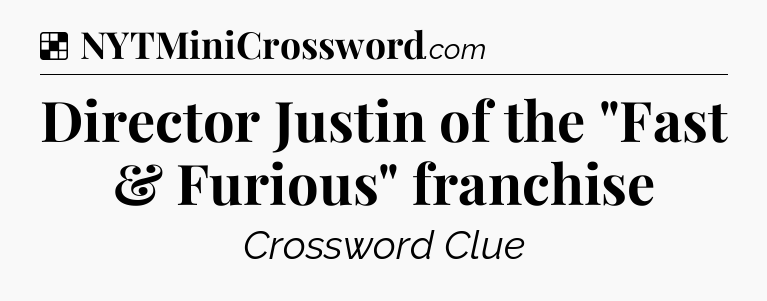 Solution: Director Justin of the 