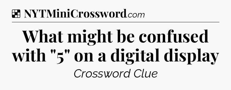 Solution: What might be confused with 