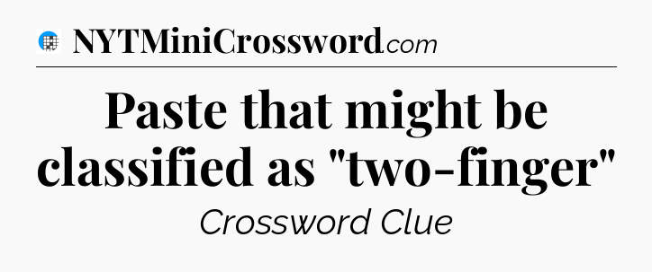 Paste that might be classified as 