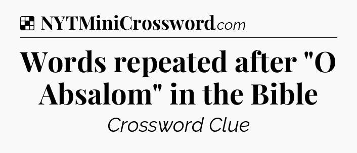 Solution: Words repeated after 