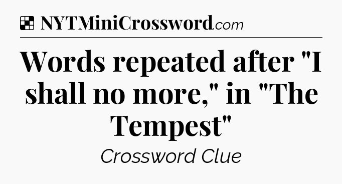 Solution: Words repeated after 