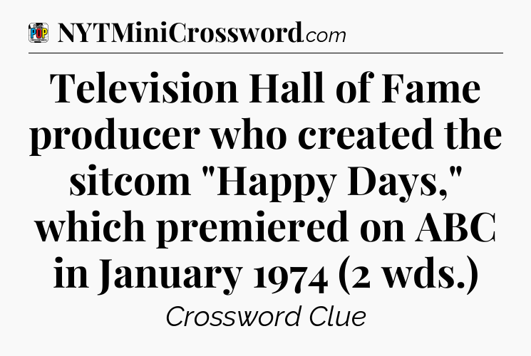 Television Hall of Fame producer who created the sitcom 