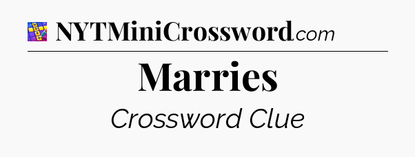 Marries Codycross