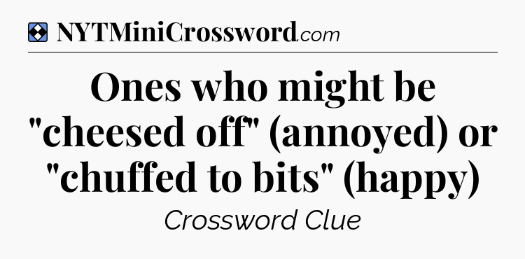 Solution: Ones who might be 