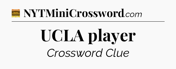 UCLA player - Eugene Sheffer Crossword