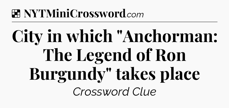 Solution: City in which 