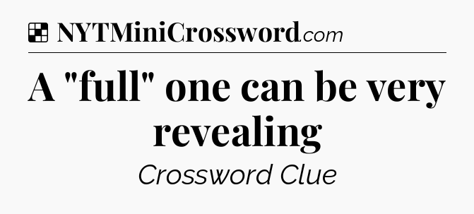 Solution: A 