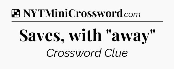 Solution: Saves, with 