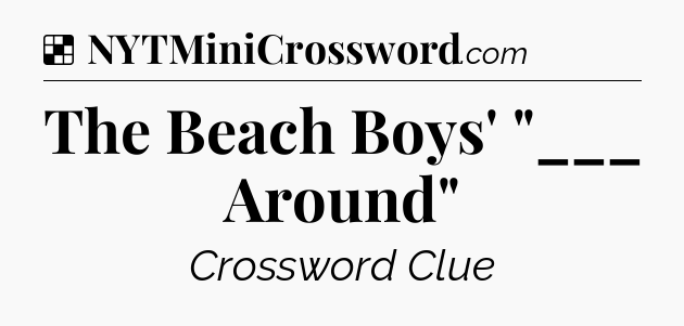 Solution: The Beach Boys' 