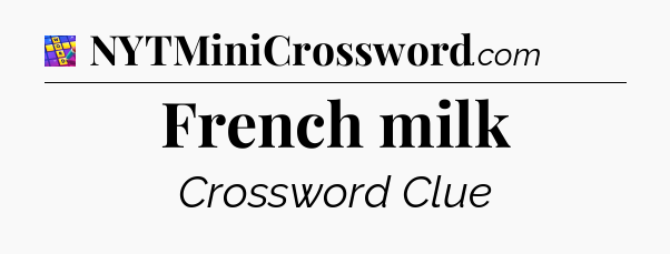 French milk Codycross